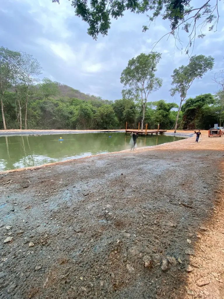 controle de erosão em barragens