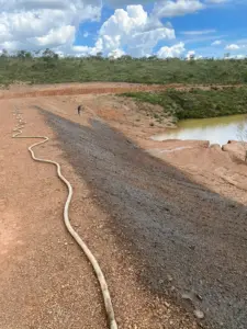 hidrossemeadura em barragens