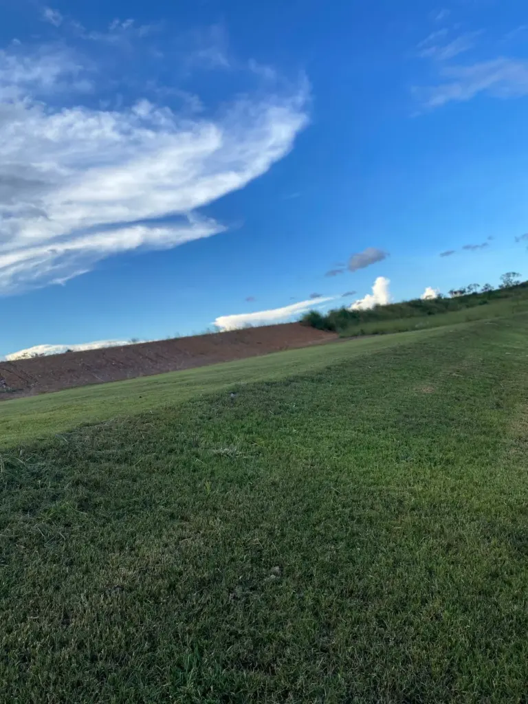 hidrossemeadura em grandes áreas