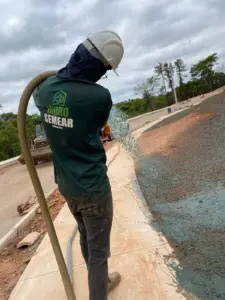 hidrossemeadura para obras civis